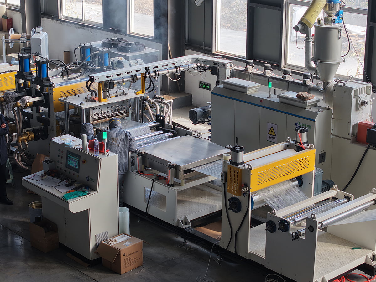 Ligne de production PET/PP CFRT