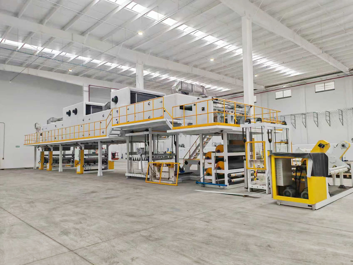 Ligne de production de cuir PVC/PU